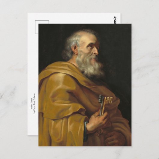 Sint-Peter door Peter Paul Rubens Briefkaart (Voorkant / Achterkant)