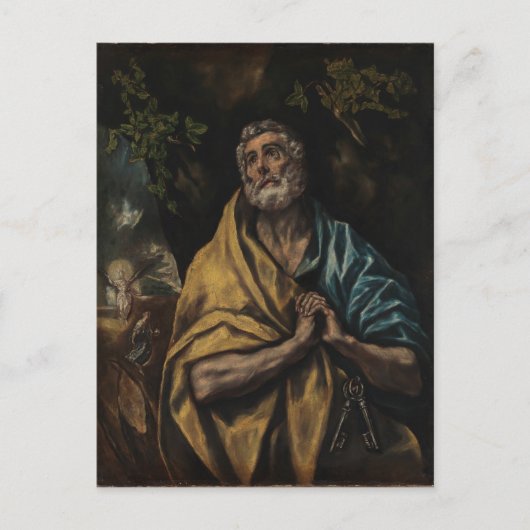 Sint-Peter, Fine Art El Greco Briefkaart (Voorkant)