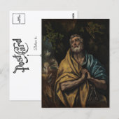 Sint-Peter, Fine Art El Greco Briefkaart (Voorkant / Achterkant)