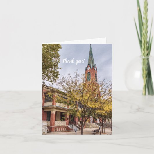 Sint-Peter Katholieke Kerk Dank u wel Bedankkaart (Voorkant)