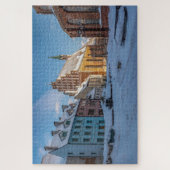 Sint-Peter kerk in de winter in Riga, Letland Legpuzzel (Verticaal)