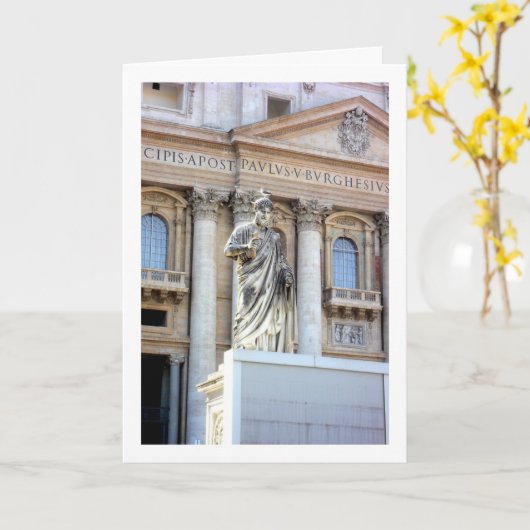 Sint-Peter op St. Peter's Square, Italië Kaart (Gele Bloem)