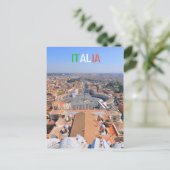 Sint-Peter-plein in Vaticaan, Rome, Italië Briefkaart (Staand voorkant)