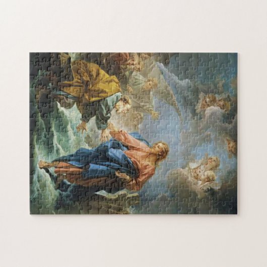 Sint-Peter Walk over Water door Francois Boucher Legpuzzel (Horizontaal)