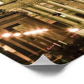 Sint-Peter's Basilica bij nacht Poster (Hoek)