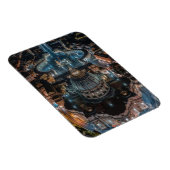 Sint-Peter's Basilica en Square bij nacht Magneet (Rechterzijde)