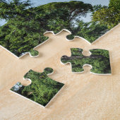 Sint-Peter's Basilica-koepel uit Vaticaantuinen Legpuzzel (Zijkant)