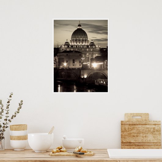 Sint-Peter's Basilica Poster (Keuken)