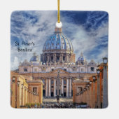 Sint-Peter's Basilica, Rome, Italiaanse keramische Keramisch Ornament (Achterkant)