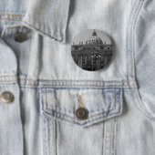 Sint-Peters Basilica Rome Ronde Button 5,7 Cm (In situ)