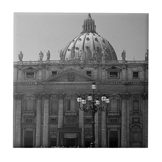 Sint-Peters Basilica Rome Tegeltje (Voorkant)