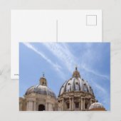 Sint-Peter's basilica-uitzicht in Vaticaan Briefkaart (Voorkant / Achterkant)