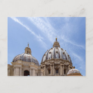 Sint-Peter's basilica-uitzicht in Vaticaan Briefkaart