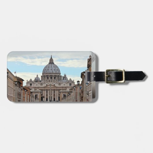 Sint-Peter's Basilica Vaticaanstad Bagagelabel (Voorkant horizontaal)
