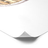 Sint-Peter's Basilica. Vaticaanstad Rome. Italië Poster (Hoek)