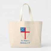Sint-Peter's Episcopal Shield Jumbo Canvas tas (Voorkant)