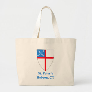 Sint-Peter's Episcopal Shield Jumbo Canvas tas