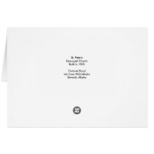 Sint-Peter's Episcopale Kerk - 5 x 7 inch Art Kaar (Achterkant Horizontaal)