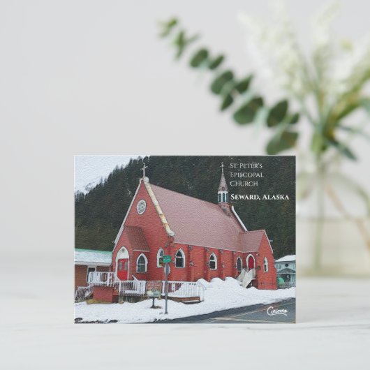 Sint-Peter's Episcopale Kerk - Briefkaart (Staand voorkant)