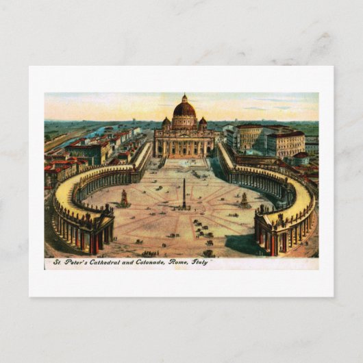 Sint-Peter's kathedraal, Rome, Italië Briefkaart (Voorkant)