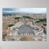 Sint-Peter's plein Rome Poster (Voorkant)