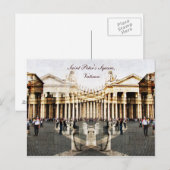 Sint Peter's plein, Vaticaan briefkaart (Voorkant / Achterkant)
