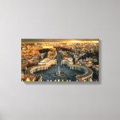 Sint-Peter's plein Vaticaanstad Canvas Afdruk (Voorkant)