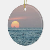 Sint-Petersburg Beach Florida Sunset Keramisch Ornament (Links)