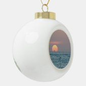 Sint-Petersburg Beach Florida Sunset Keramische Bal Ornament (Links)