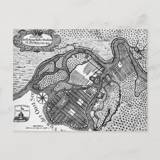 Sint-Petersburg Briefkaart (Voorkant)