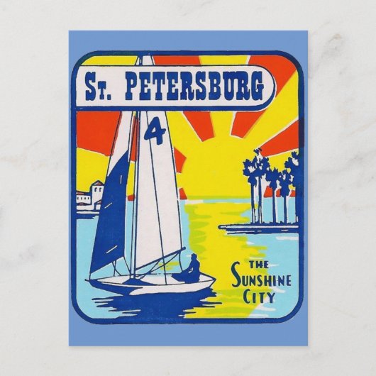 Sint-Petersburg, Briefkaart van Florida (Voorkant)