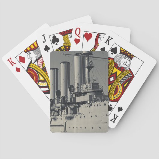 Sint-Petersburg, Cruiser Aurora Speelkaarten (Achterkant)