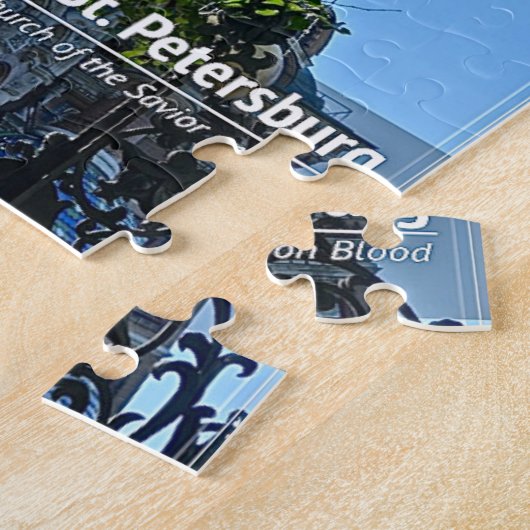 Sint-Petersburg, de Savior-kerk op het bloed Legpuzzel (Zijkant)