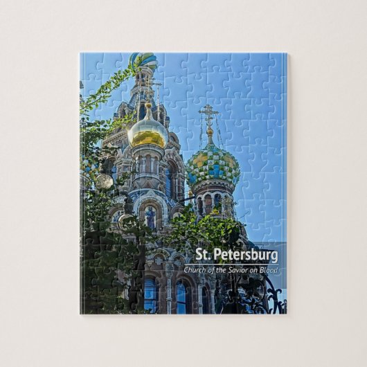 Sint-Petersburg, de Savior-kerk op het bloed Legpuzzel (Verticaal)