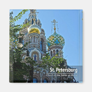Sint-Petersburg, de Savior-kerk op het bloed Magneet