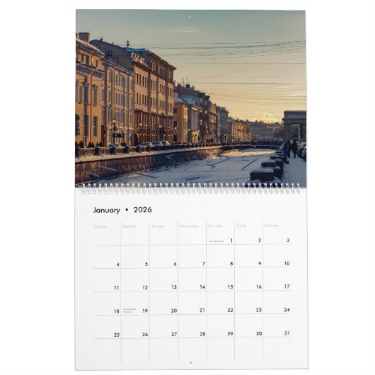 Sint-Petersburg esthetische afbeeldingen Kalender (Jan 2026)