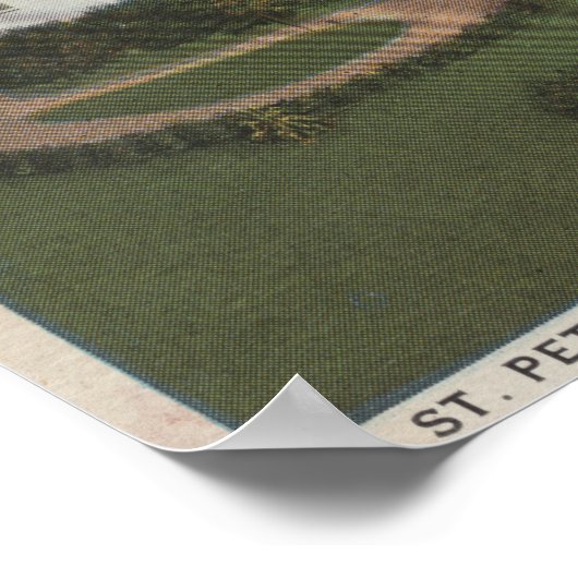 Sint-Petersburg, FL — Aerial of Yacht Club & Poster (Hoek)