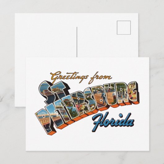 Sint-Petersburg FL Briefkaart (Voorkant / Achterkant)