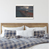 Sint-Petersburg, FL - Moonlit Uitzicht van Gandy Canvas Afdruk (Insitu (Slaapkamer))