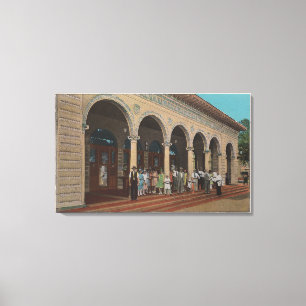 Sint-Petersburg, FL — Uitzicht aan de buitenkant v Canvas Afdruk