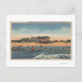 Sint-Petersburg, FL - Uitzicht van het eiland Trea Briefkaart (Voorkant)