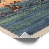 Sint-Petersburg, FL - Uitzicht van het eiland Trea Poster (Hoek)