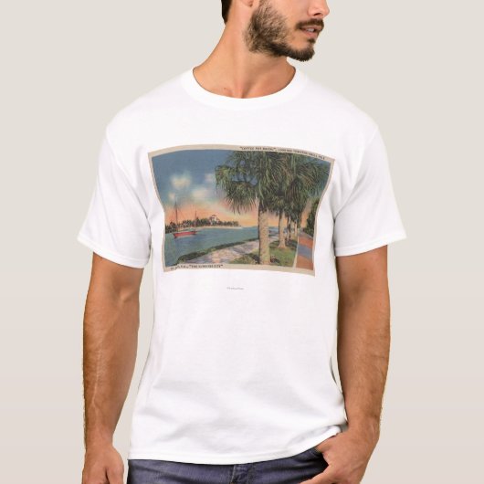 Sint-Petersburg, FL - Uitzicht van Koffee Pot T-shirt (Voorkant)
