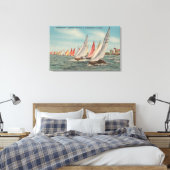 Sint-Petersburg, FL - Uitzicht van Lightning Regat Canvas Afdruk (Insitu (Slaapkamer))