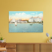 Sint-Petersburg, FL - Uitzicht van Soreno Canvas Afdruk (Insitu (Woonkamer))