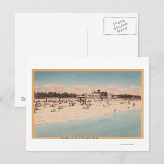 Sint-Petersburg, FL - Uitzicht waterfront van Briefkaart (Voorkant / Achterkant)