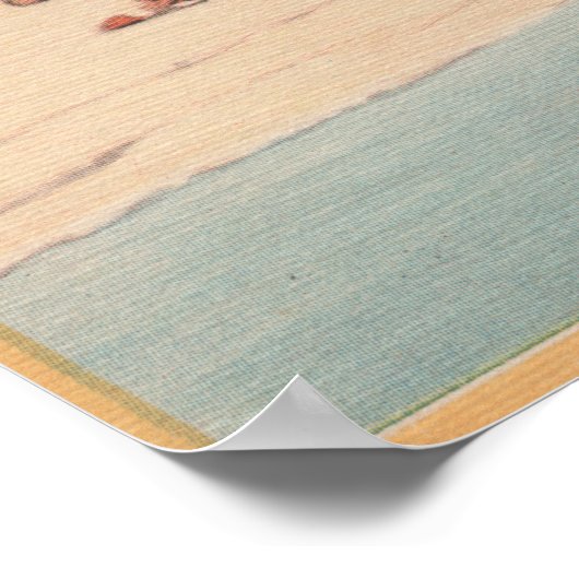 Sint-Petersburg, FL - Uitzicht waterfront van Poster (Hoek)