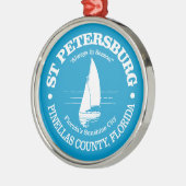 Sint-Petersburg FL (zee schildpad) Metalen Ornament (Links)