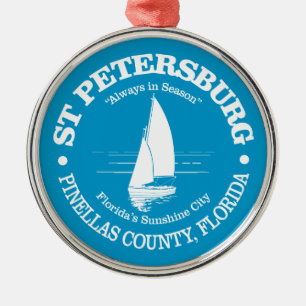 Sint-Petersburg FL (zee schildpad) Metalen Ornament