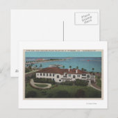 Sint-Petersburg, Florida - Aerial of Yacht Briefkaart (Voorkant / Achterkant)